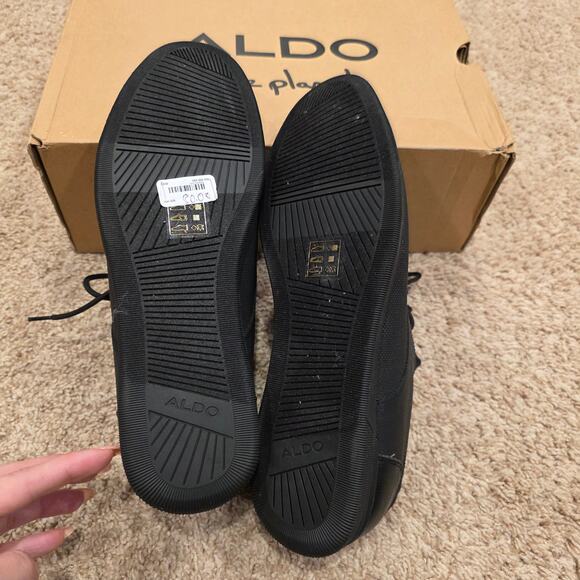 NIB Aldo love planet Reid black sneakers men\'s sz 9.5 main image 4